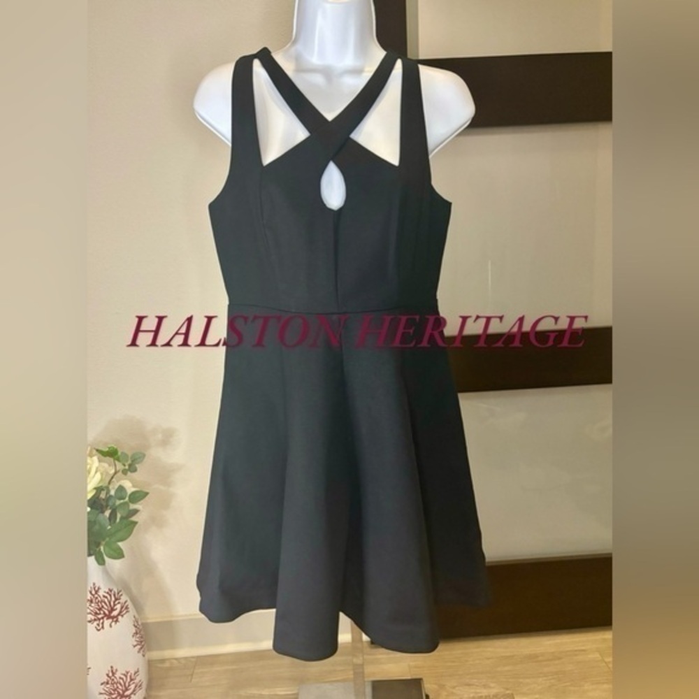 New Halston Heritage Black Dress Size 6